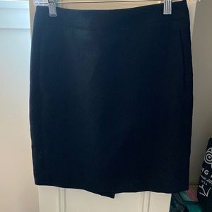 Black pencil skirt from J. Crew.